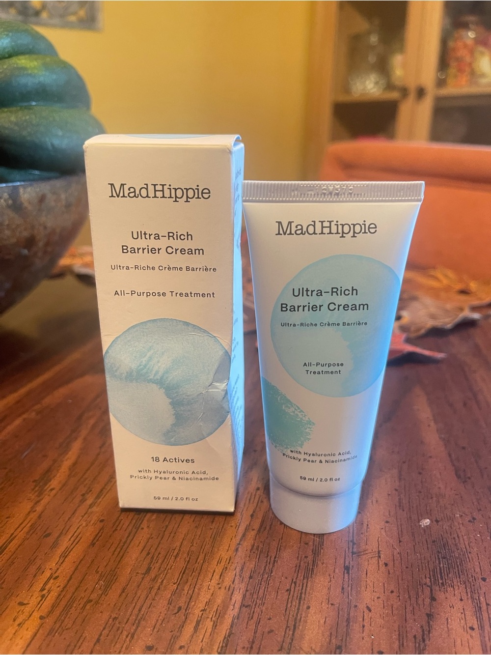 Mad Hippie Ultra-Rich Barrier Cream — Light Blue Nourishing Moisturizer